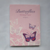 padded writing paer butterflies