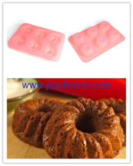 6 cup silicone bakeware silicone budnt cake molds