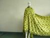 Green+Yellow Korean Lace Fabric Eco-Friendly For Ladies Skirts