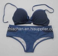 Navy Blue Sweet Style Bikini