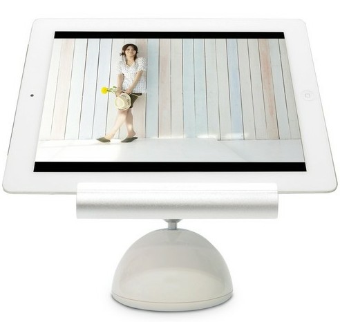 Unique specail iPad tablet holder with LED desk lamp touch switch