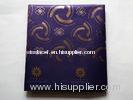 Dark Purple African Sego Headtie , 100% Polyester Yarn And Metallic Thread
