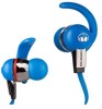 Monster iSport Blue Immersion In-Ear Headphones with ControlTalk