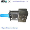 single slide plate hydraulic screen changer