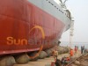 Marine rubber airbags for vessel