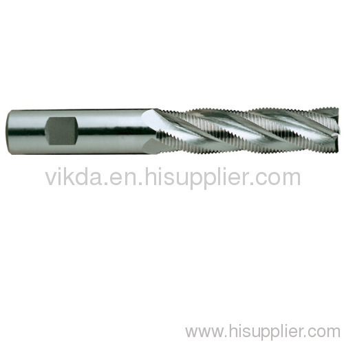 HSS CO8 Multi-flute roughing End Mill, long length