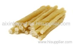 natural rawhide twisted sticks