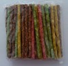 rawhide colourful munchy sticks