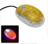 Shining jewelled computer bling mouse