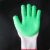 rubber coated cotton working glove