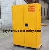 Safety flammable storage cabinet double wall construction