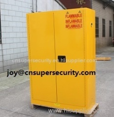 Safety flammable storage cabinet double wall construction