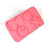 silicone ice maker mold in moon and star shape