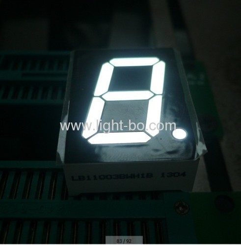 Pure Green 1-inch common anode single digit seven segment led displays