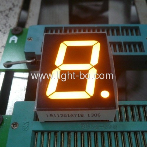 Super bright yellow 1.2common anode 7 segment led display