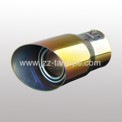 Universal stainless steel colorful car tail pipe cover