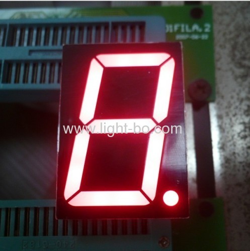 2.3 inch common anode super bright red 7 segment led display for clock indicator