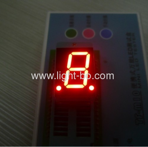 Super Bright Red 0.8" single digit common anode 7 segment led display