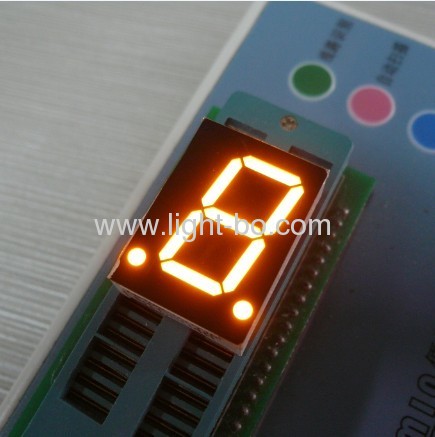 Super Bright Red 0.8" single digit common anode 7 segment led display