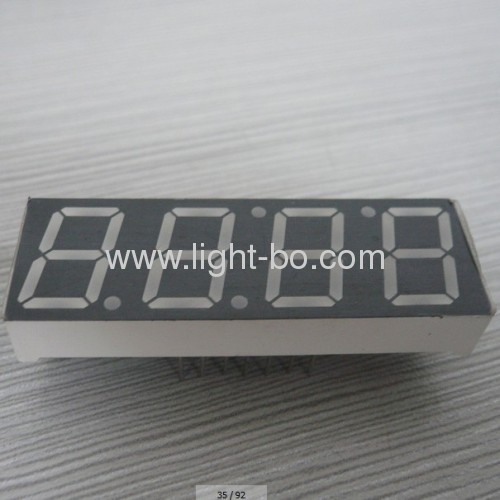 4 digit 0.56 inch Common Anode Pure Green 7 Segment LED Display for oven control