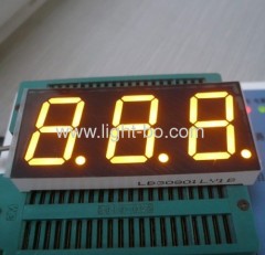 Super Bright yellow triple-digit 0.8 inch 7 segment led display