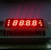 0.25 inch 4 digit common anode red 7 segment small size led clock displays