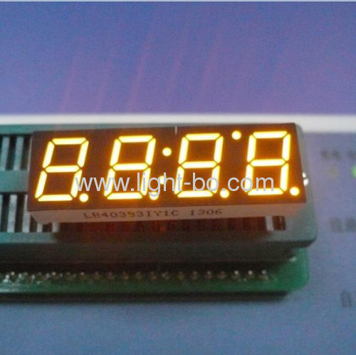 Ultra bright white anode 0.39 inch 4 digit 7 segment led display for STB