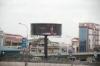 Roadside LED Screen Rotating Billboard Display , Painted Steel Structure