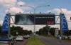 Spectacular Cross Street Gantry Billboard With Painted Steel