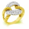 Fashion Sterling Silver 925 Twisted ring