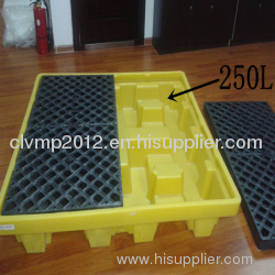 Nestable spill containment pallets