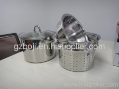 Hot sale stainless steel pasta pot 4pcs set