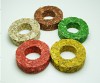 colourful munchy pressed rings