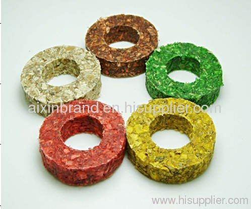 colourful munchy pressed rings