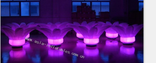 Party RGB Decor Inflatable Lighting Flowers