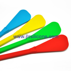 Flat silicone kitchen spatula for cooking