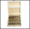 Flat spade bit 13pcs size 6-8-10-12-13-14-16-18-19-20-22-24-25mm, length 152mm, titanium quick shank in wooden box