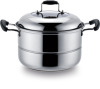 Korean style stainless steel steamer pot