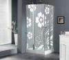 Silk Screen Corner Shower Enclosures Glass