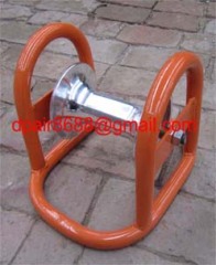 Cable Roller With Ground Plate& Plug-In Hinges