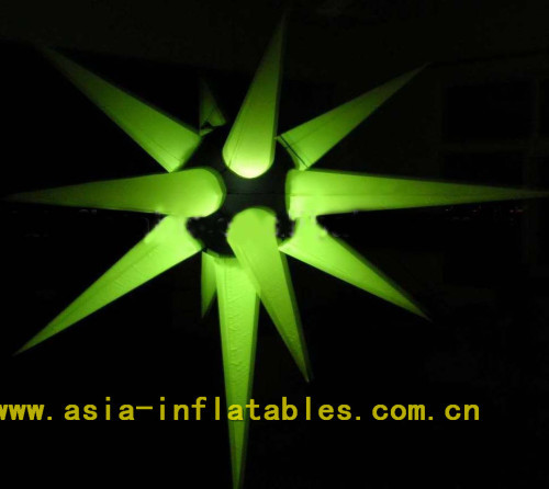 night club decor new fashion inflatable illuminated star