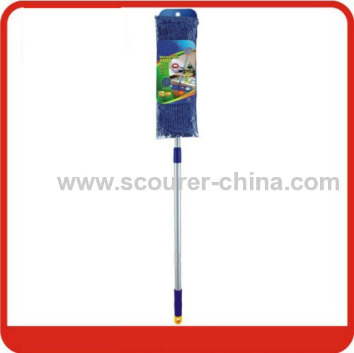 Chenille Flat Mop with Synthetic Cloth Mop Head