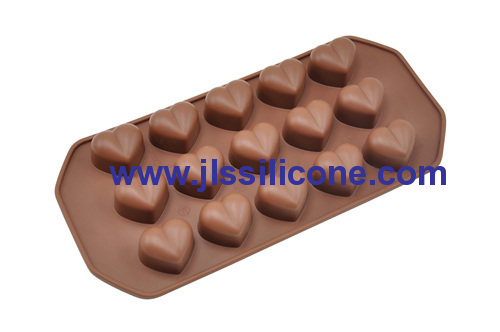 silicone chocolate candy heart mold