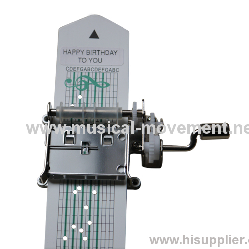 MECHANICAL MUSIC BOX CUSTOMIZED TUNE CARD