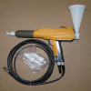 Test cup gun for powder coating test