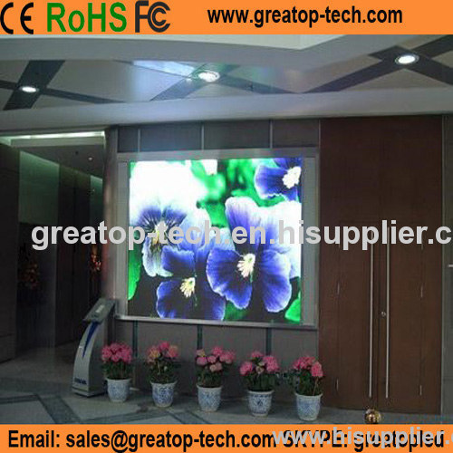 Indoor P6 full color LED video wall