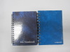 A6 4 subject college ruled hardcover notepad/notebook