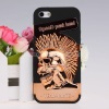 best price for Skeleton Head Two-layer Metal And Silicon 3D Case For iphone5 fast shipping