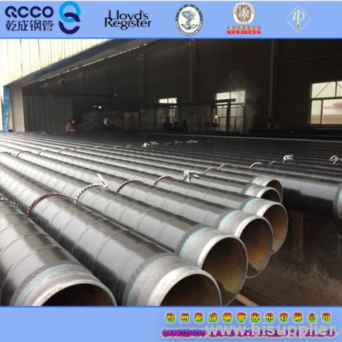 QCCO API 5L Gr.B carbon seamless pipes 3PE coating