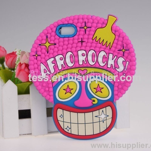 best price for Candies Afro Rocks Silicon 3D Case For iphone5